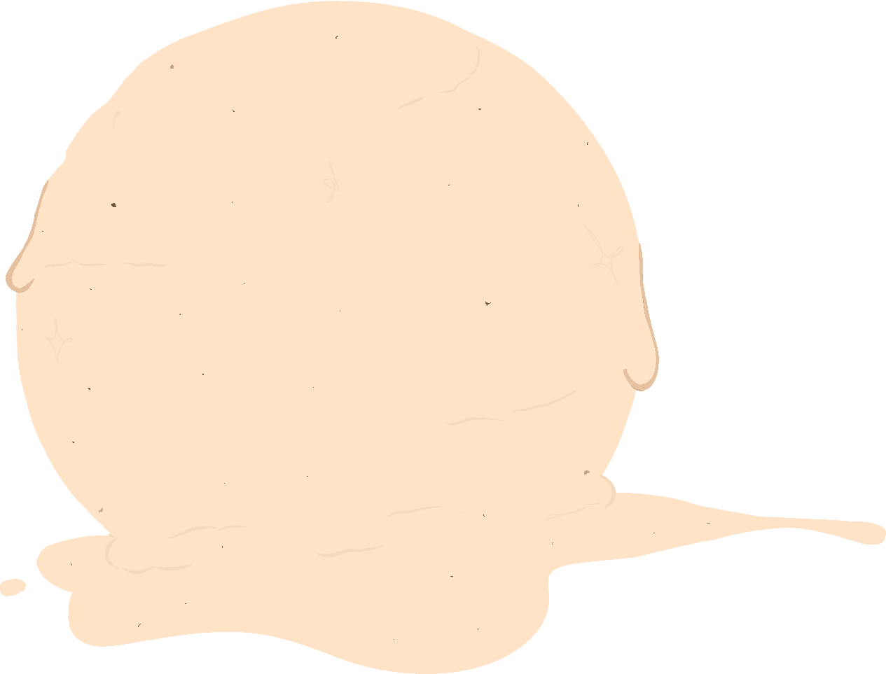 a scoop of vanilla ice cream